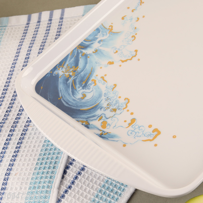Factory supply melamine storage tray serving tray