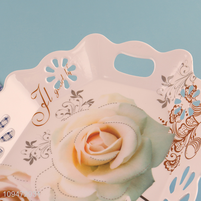 Good price melamine serving tray with handle