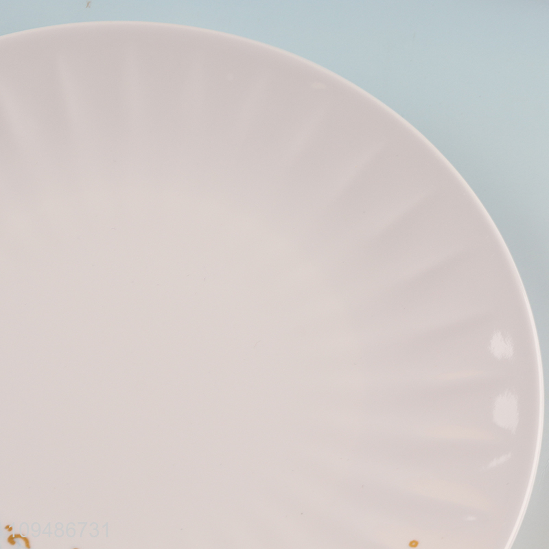 China products 8.8 inch ripple plate tableware plate
