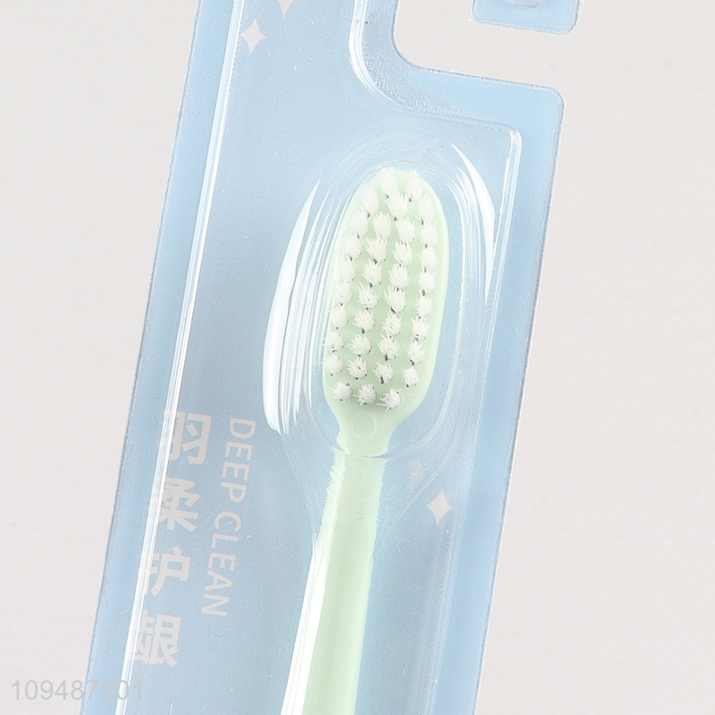 Hot sale soft bristle adult toothbrush for oral care