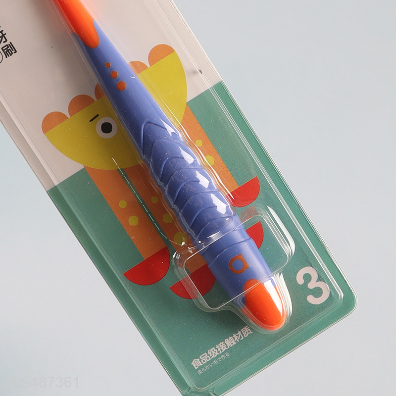 Top quality cartoon kids teeth cleaning toothbrush