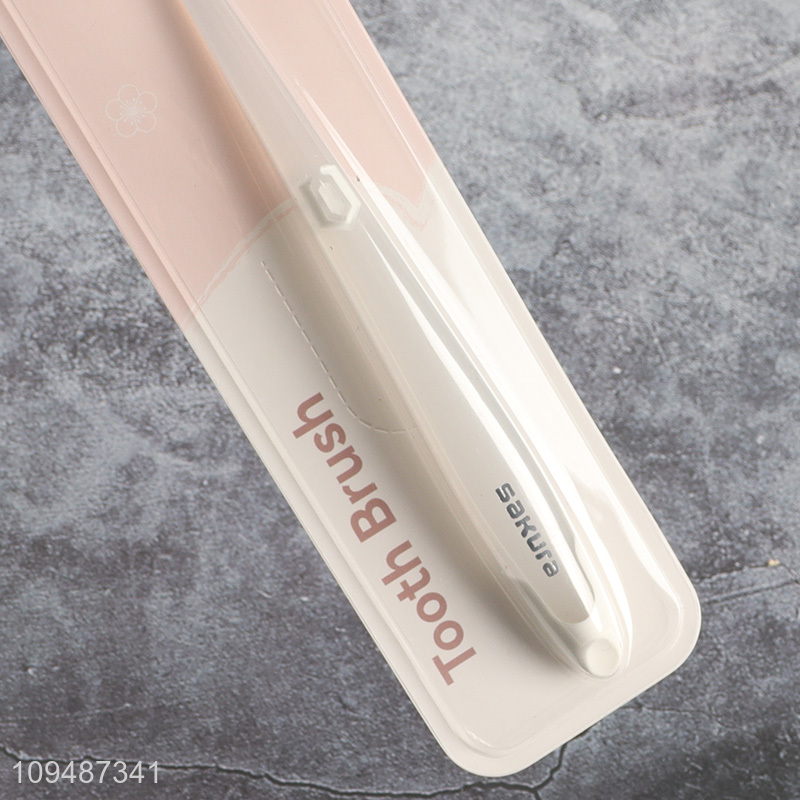 Wholesale soft bristle adult toothbrush for oral care