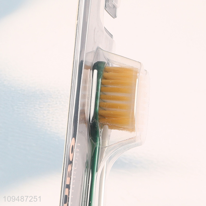 Low price 2pcs portable toothbrush set for adult