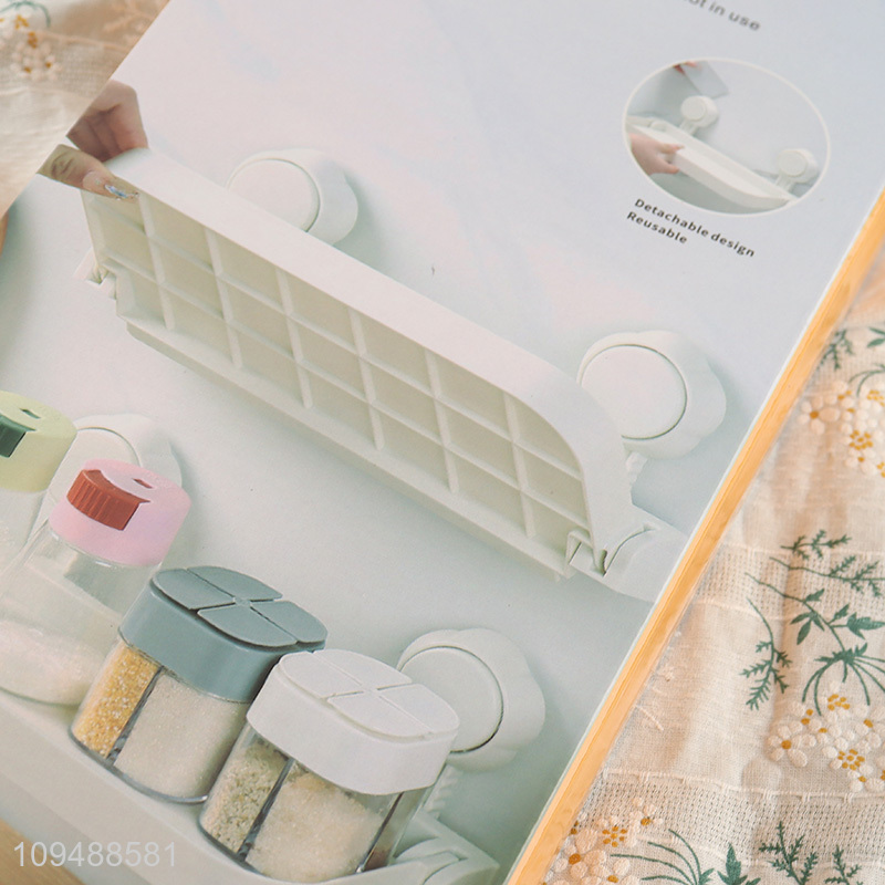 China products foldable suction wall storage rack