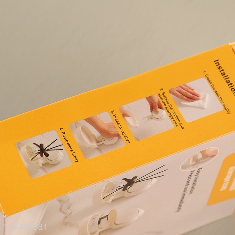 New style round suction multifunctional storage rack
