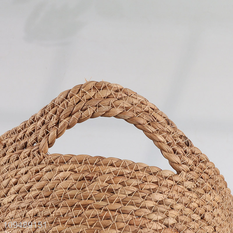 China wholesale large capacity seagrass storage basket