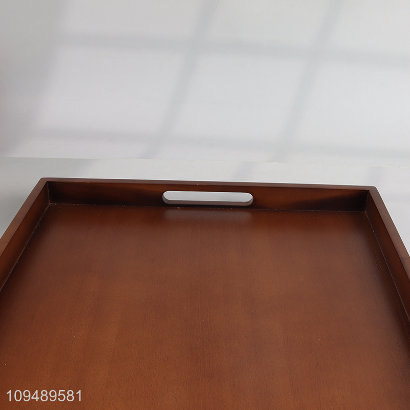 Top sale rectangle storage tray with handle