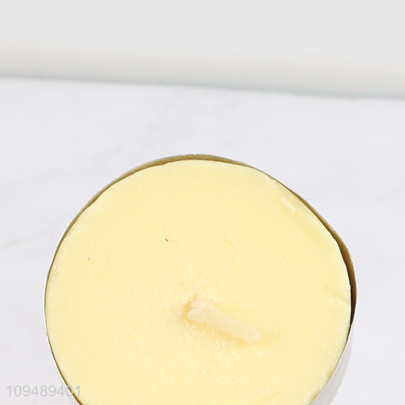 Yiwu market  lemon fresh scented tealight candle