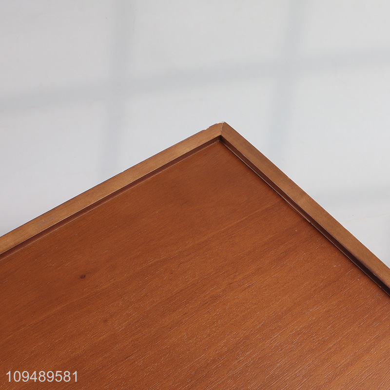 Top sale rectangle storage tray with handle