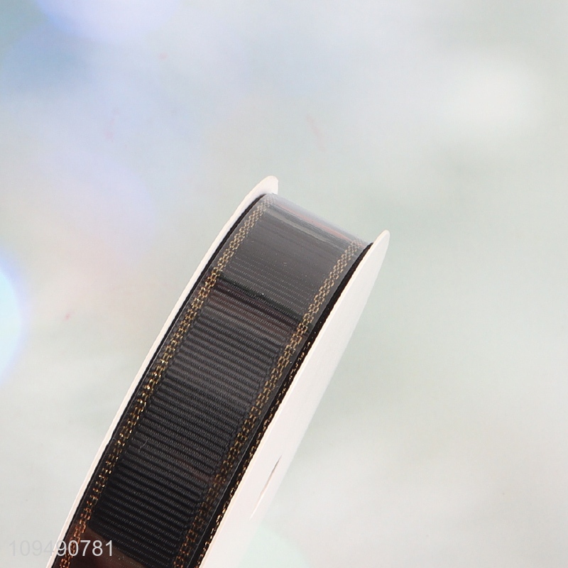 China wholesale black decorative craft ribbon roll