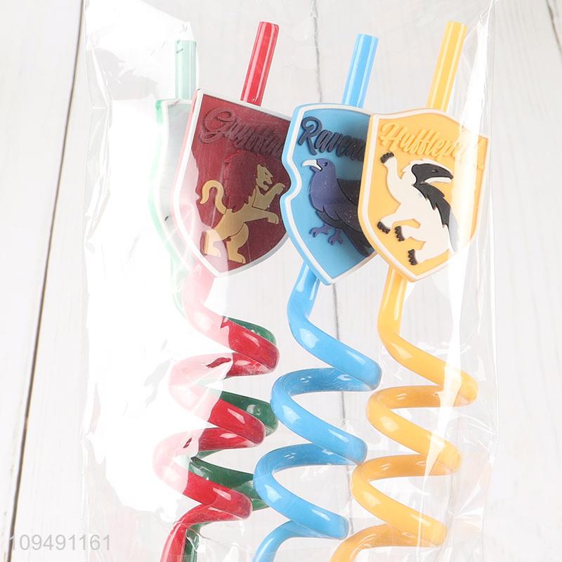 Factory price 4pcs multicolor drinking straw set