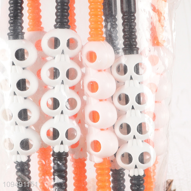 Good sale 8pcs Halloween series drinking straw set