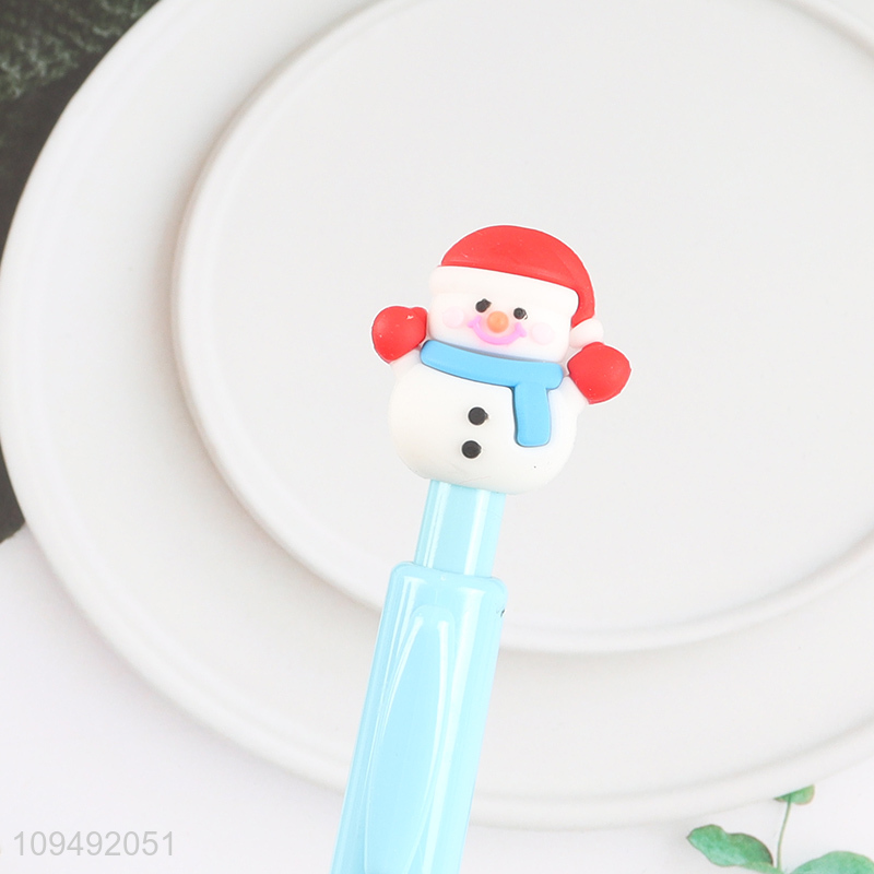 Factory direct sale cute snowman ballpoint pen wholesale