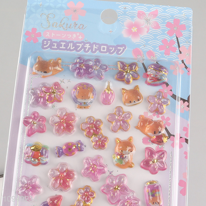 New product cute pvc 3d decorative stickers for sale