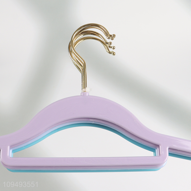 Top products 6pcs daily plastic hanger clothes hanger
