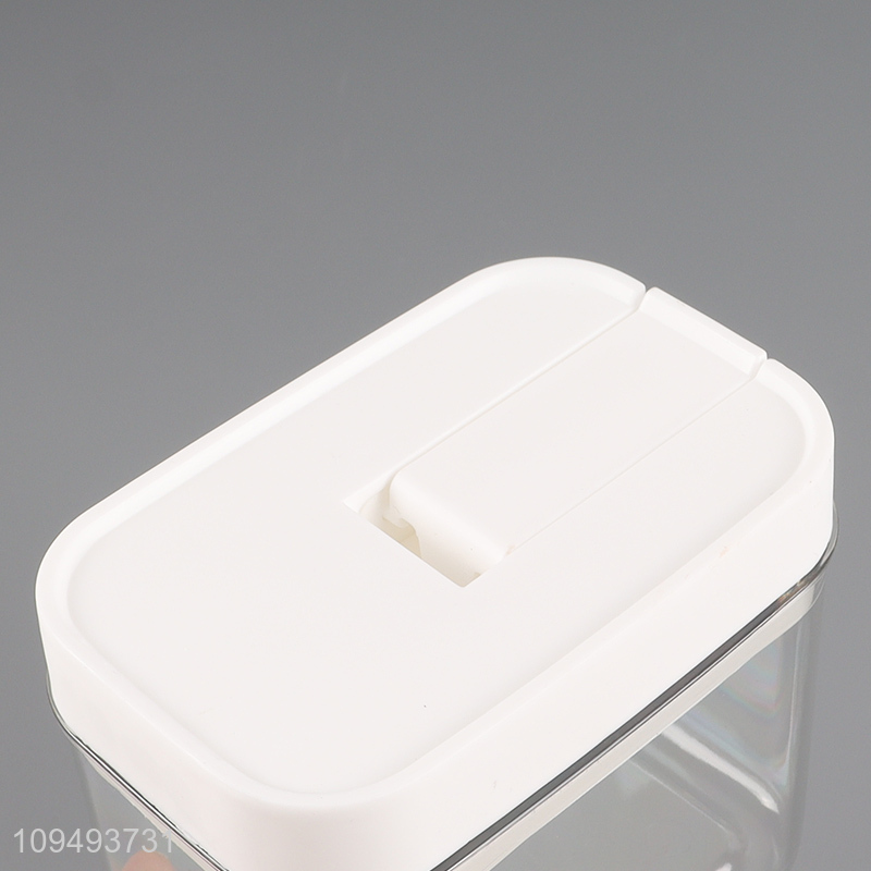 Wholesale sealed plastic storage jar with lid