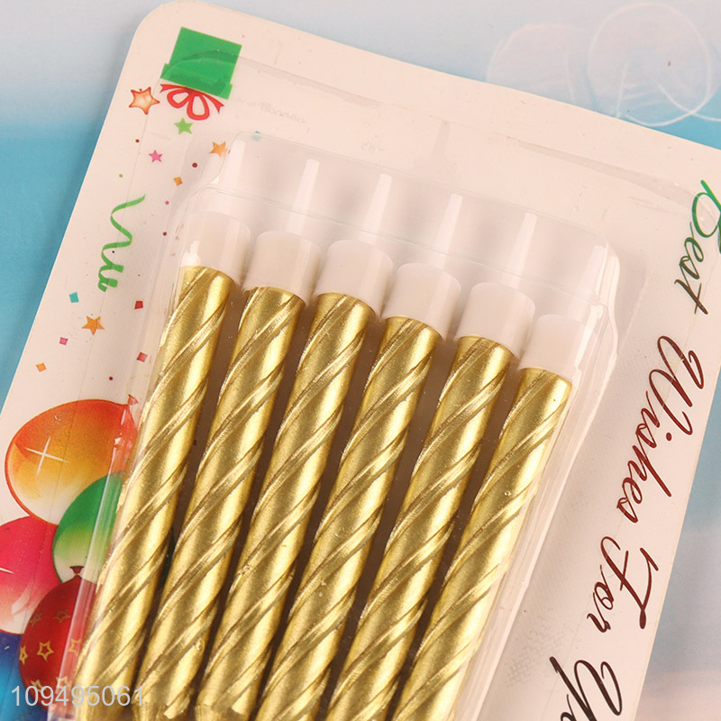 New arrival  6pcs party supplies birthday cake candle for sale