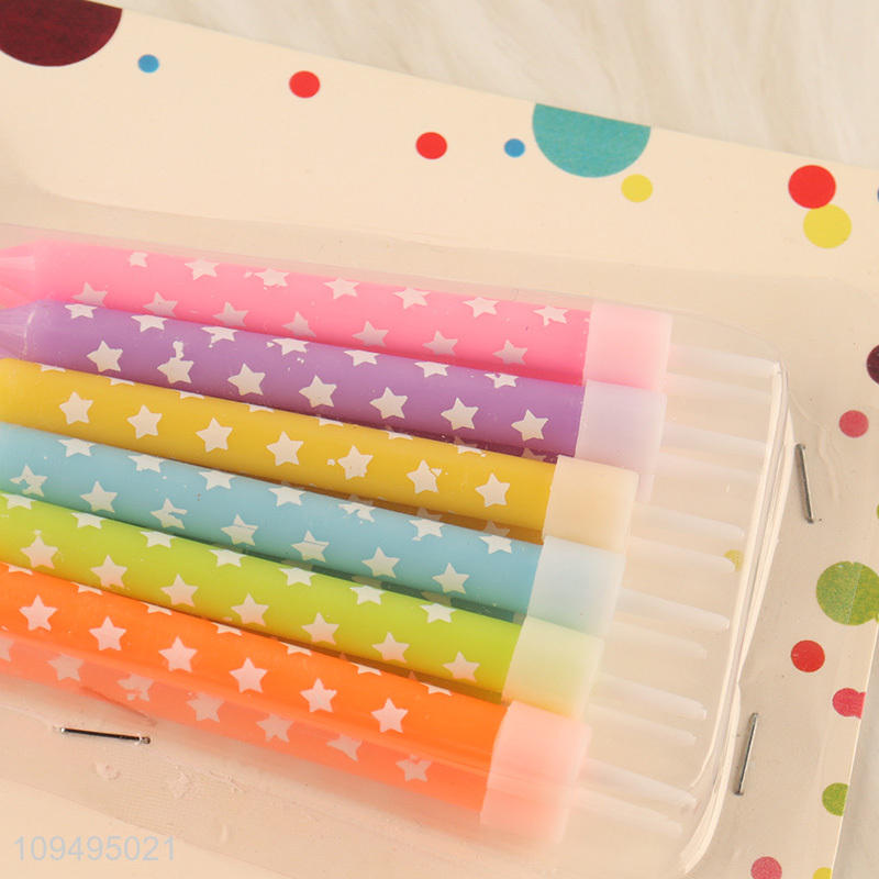 Latest products   colorful birthday cake candle decoration candle