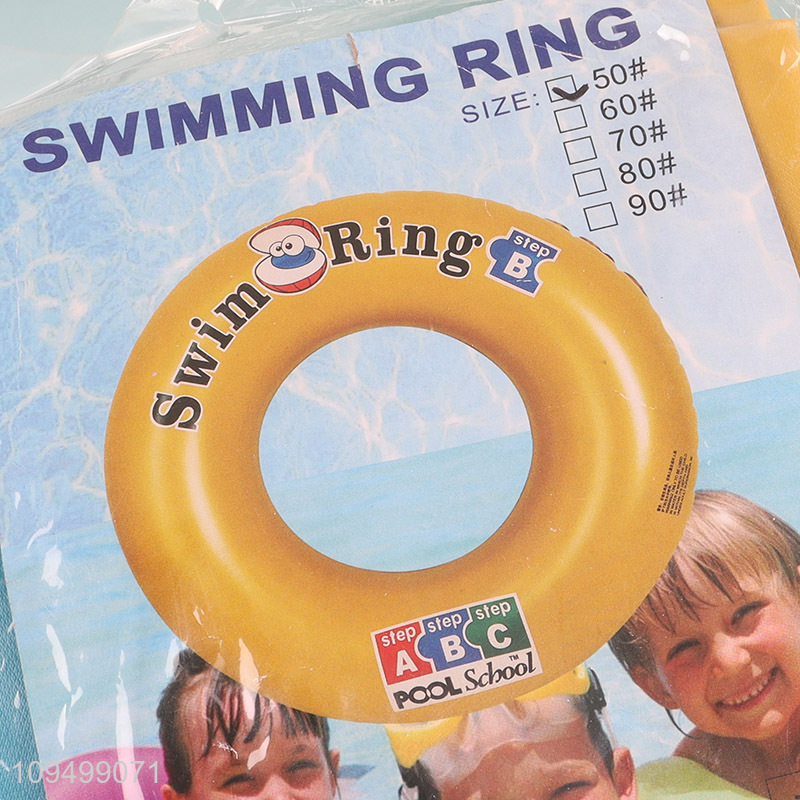China wholesale inflatable children swimming ring for swimming