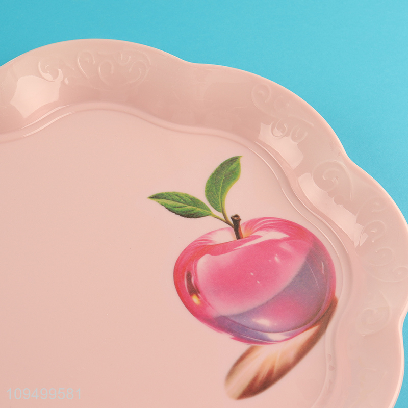 Latest products   flower shape melamine plate for sale