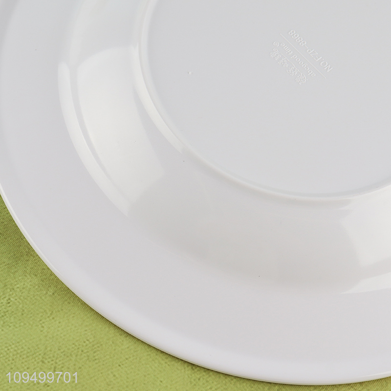 Good sale melamine plate deep serving plate