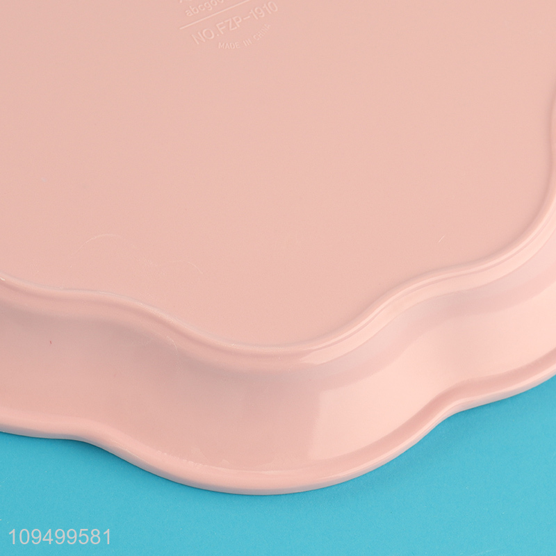 Latest products   flower shape melamine plate for sale