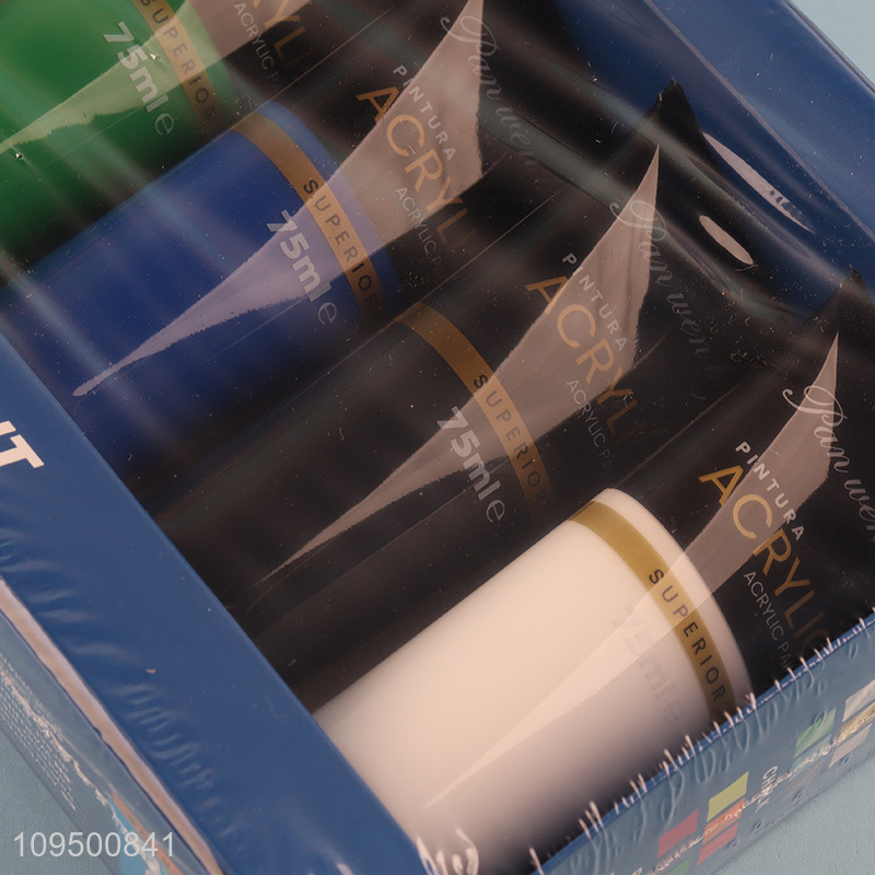 China products 6colors art acrylic paint set