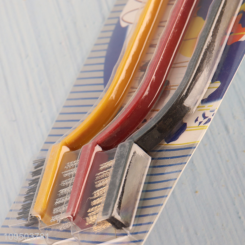 Factory direct sale 3pcs wire brush set