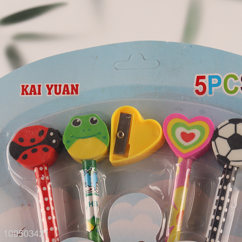 Hot items 4pcs cartoon standard pencil