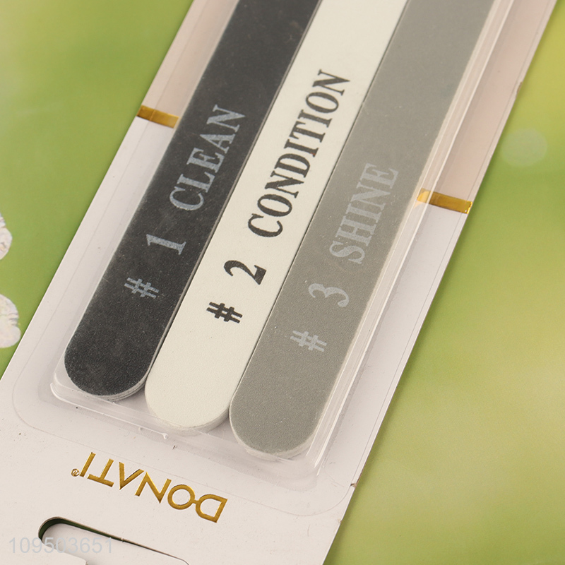 New arrival  3pcs manicure tool nail file