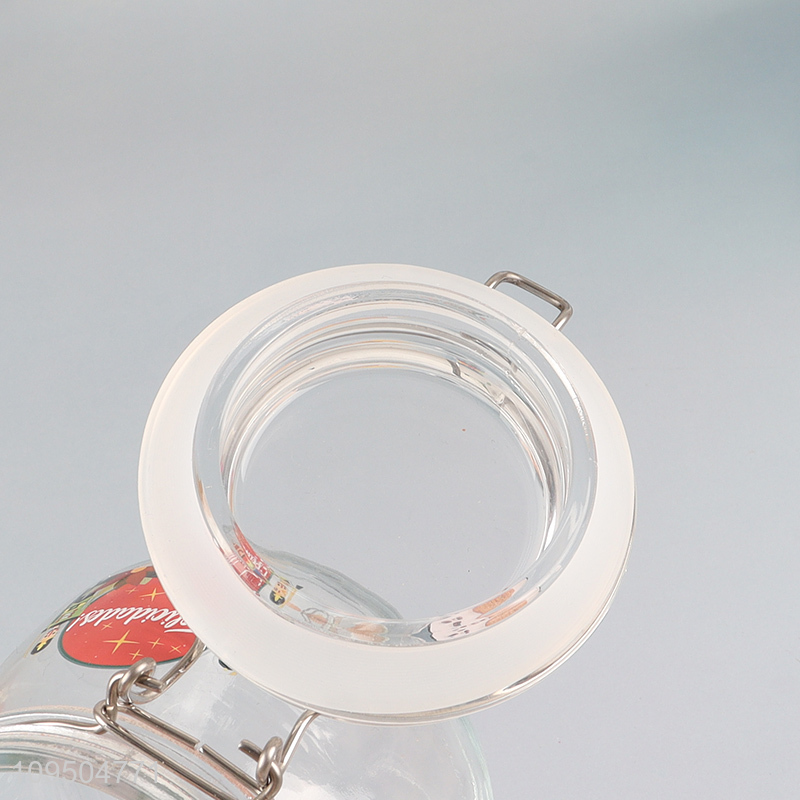 China products sealed glass storage jar for sale