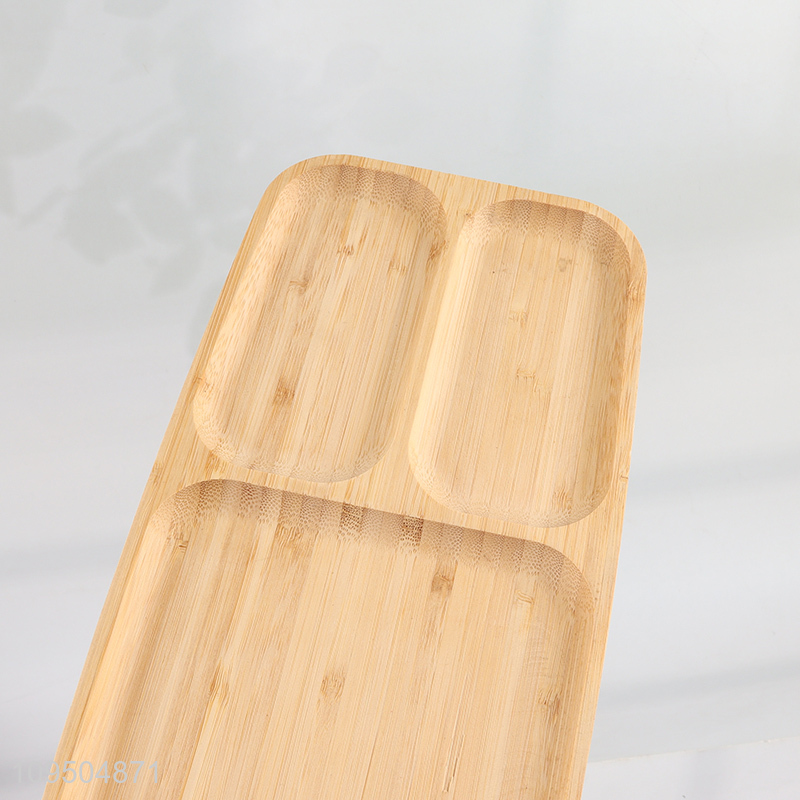 Top quality bamboo food tray sushi tray