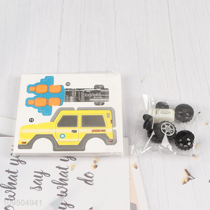 Low price kids off-road vehicle 3d puzzle toys