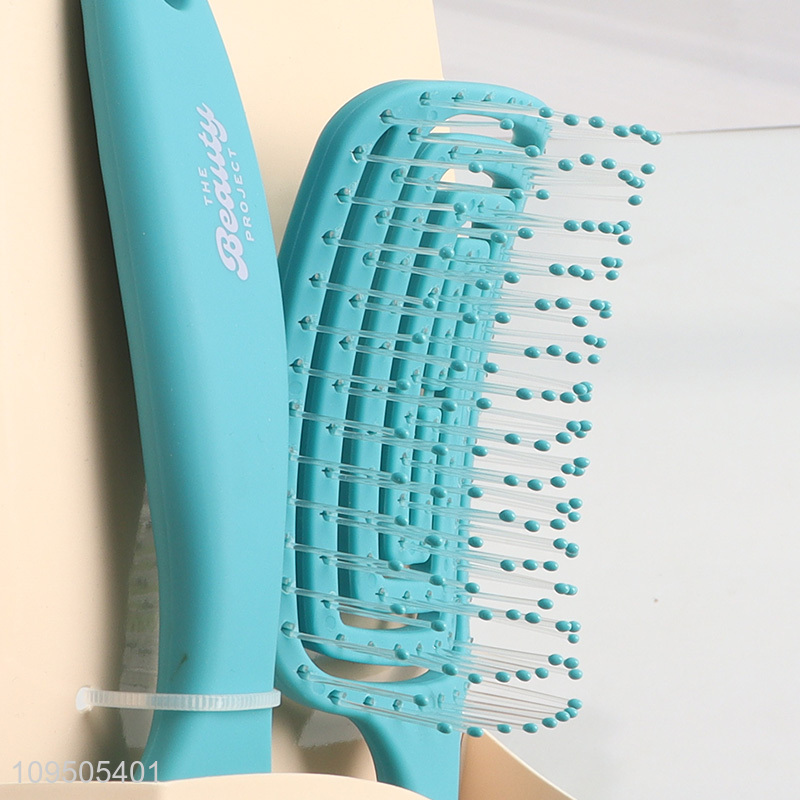 Good sale 2pcs multicolor hair comb wholesale