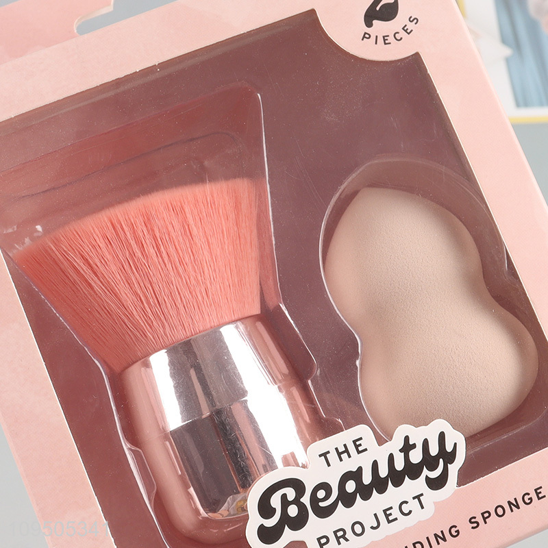 Top selling 2pcs makeup brush blending sponge set