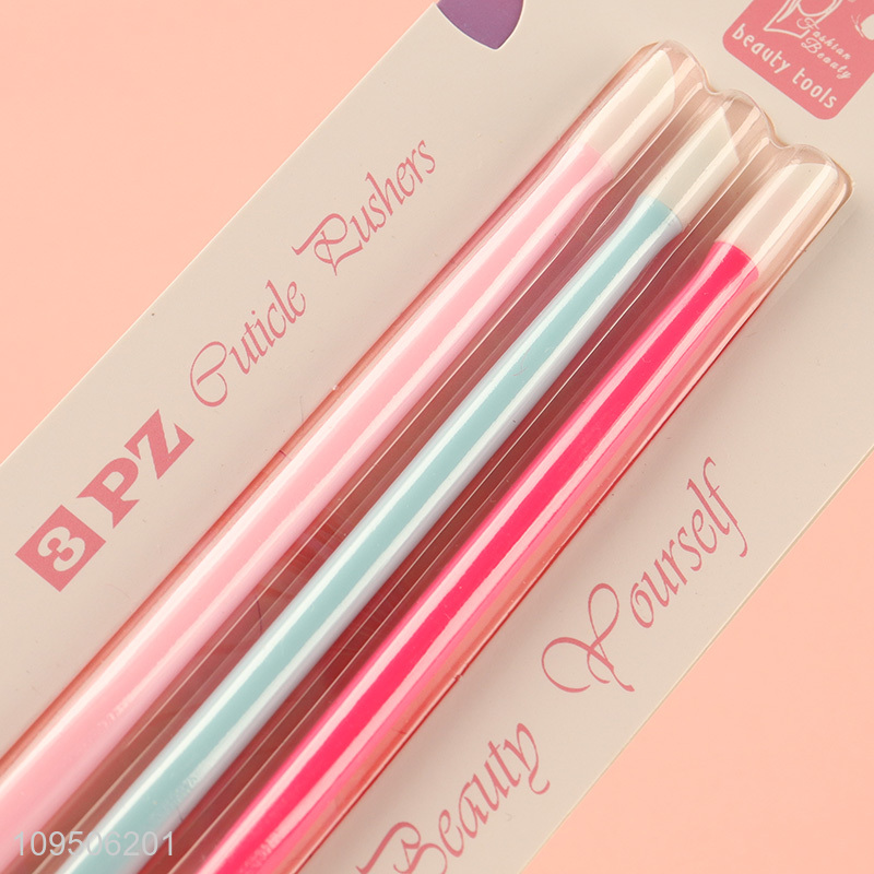 Hot products 3pcs cuticle pushers set