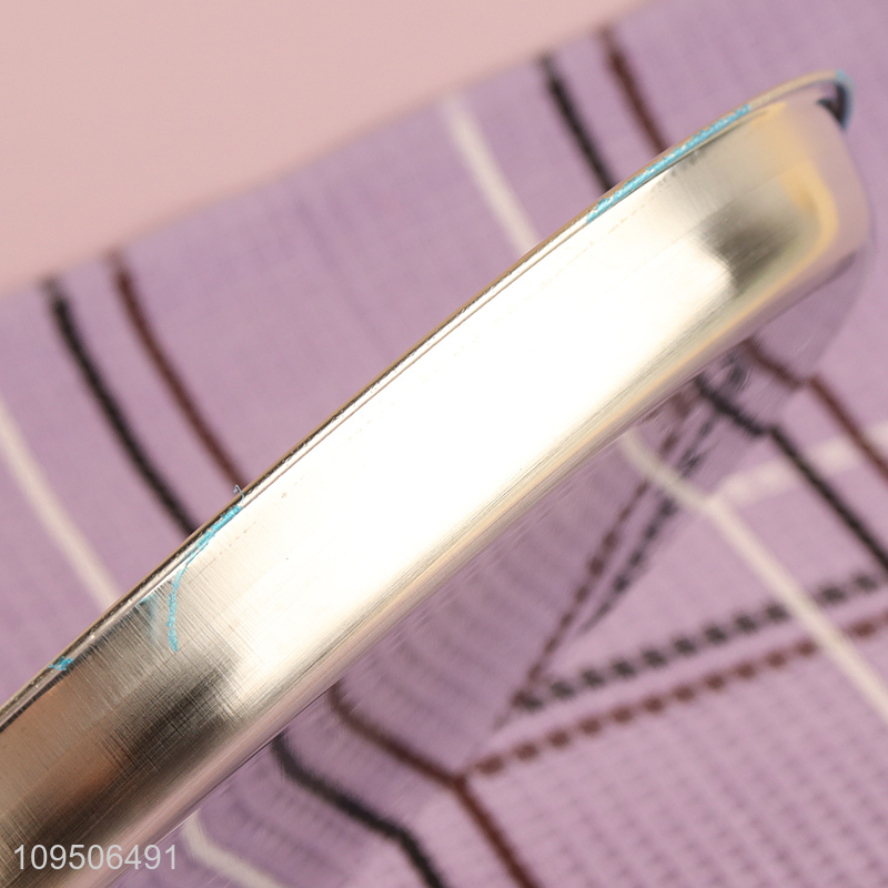 Good price round stainless steel food serving tray