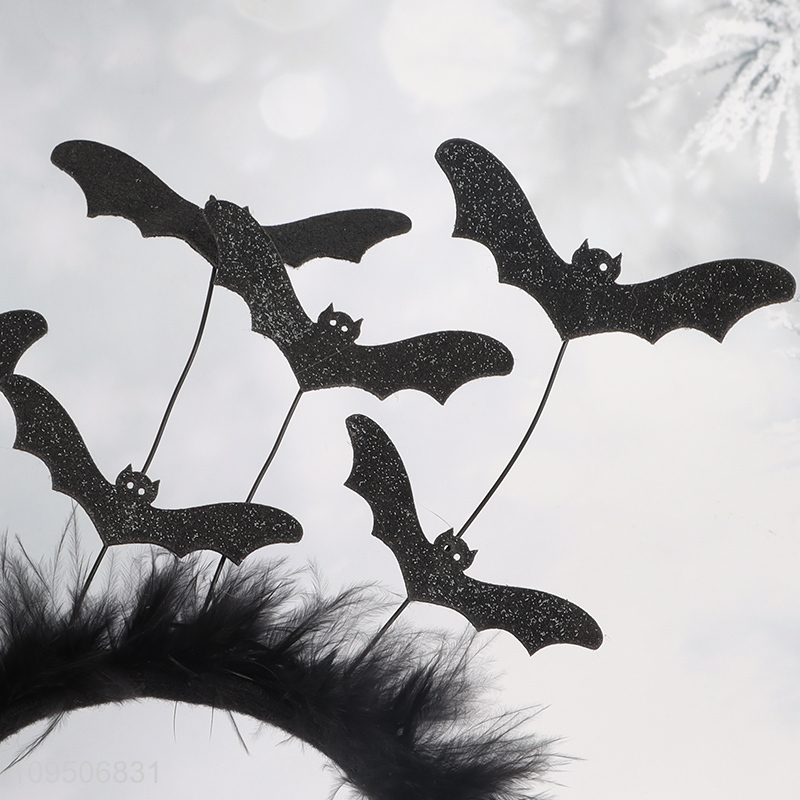 China products black bat hair hoop hair accessories