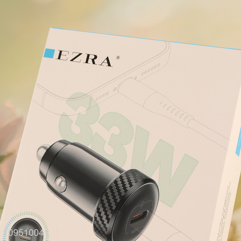 Top selling 33w pd type-c mini car charger