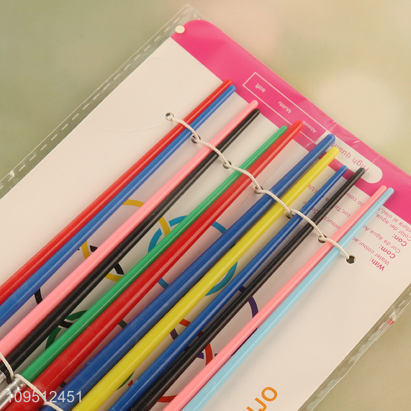 Top sale plastic handle oil painting brush wholesale