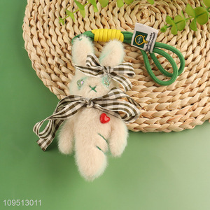 Best quality plush rabbit bag pendant key chain