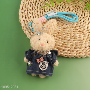 Best selling plush rabbit bag pendant key chain