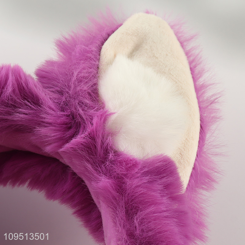 New arrival plush hair hoop hair accessories for sale
