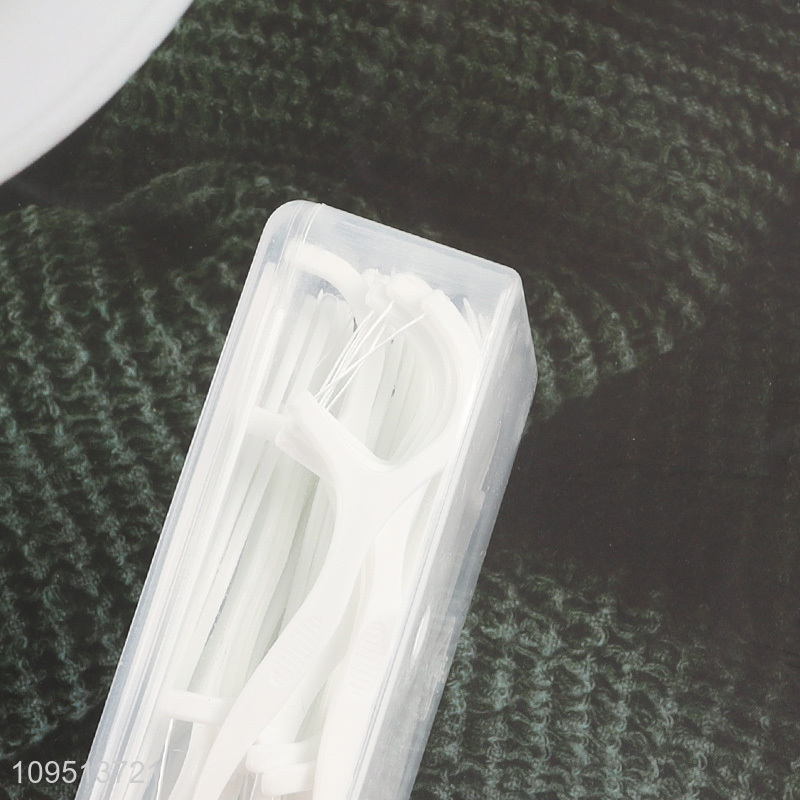 Low price high elastic 50pcs dental floss