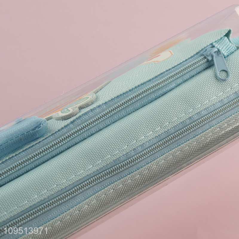 Top sale stationery pencil bag with zipper