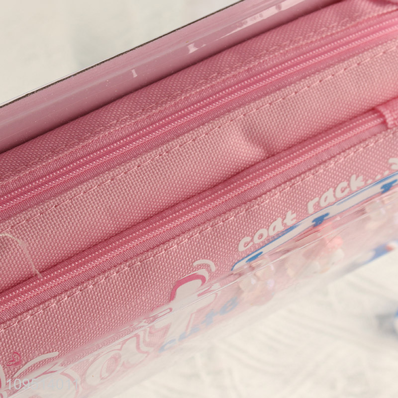 Good sale pink cartoon stationery pencil bag