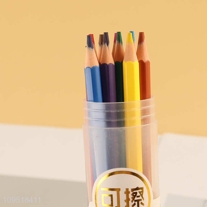 New arrival student erasable colored pencil kit