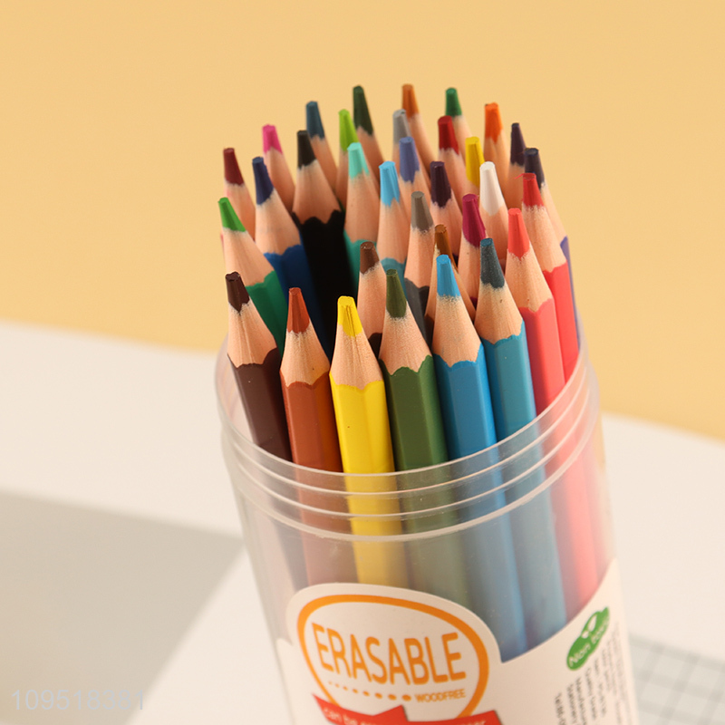 China supplier drawing erasable colour pencil set