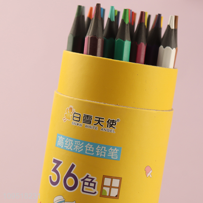 Hot items black barrel colored pencil set
