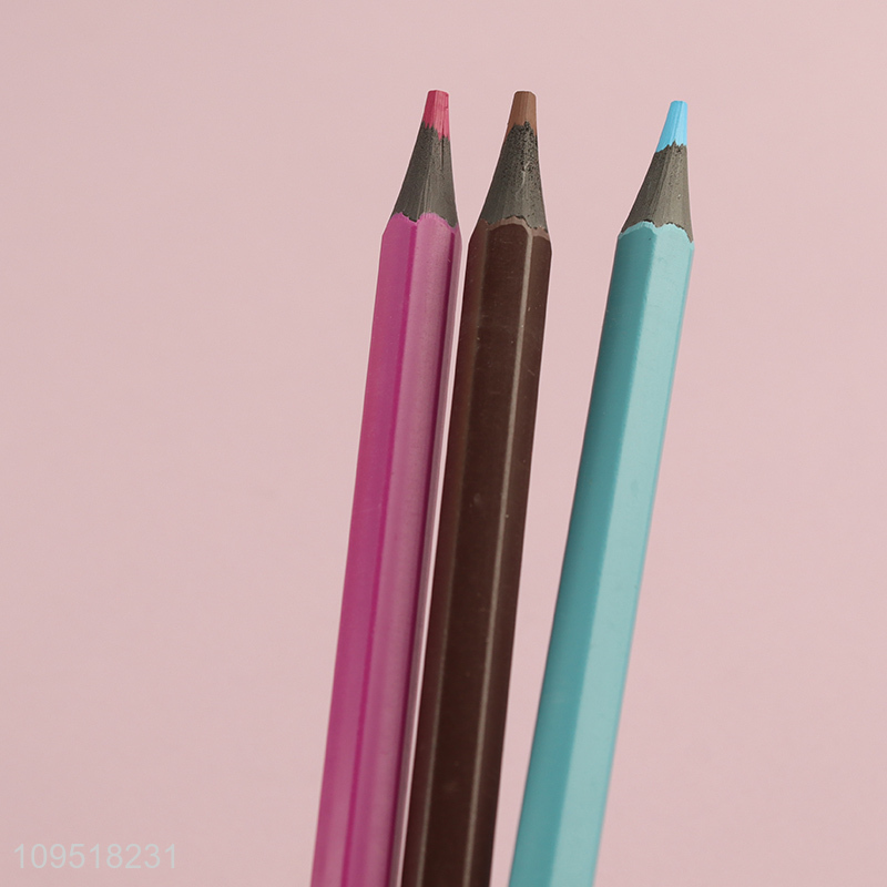 Hot items black barrel colored pencil set